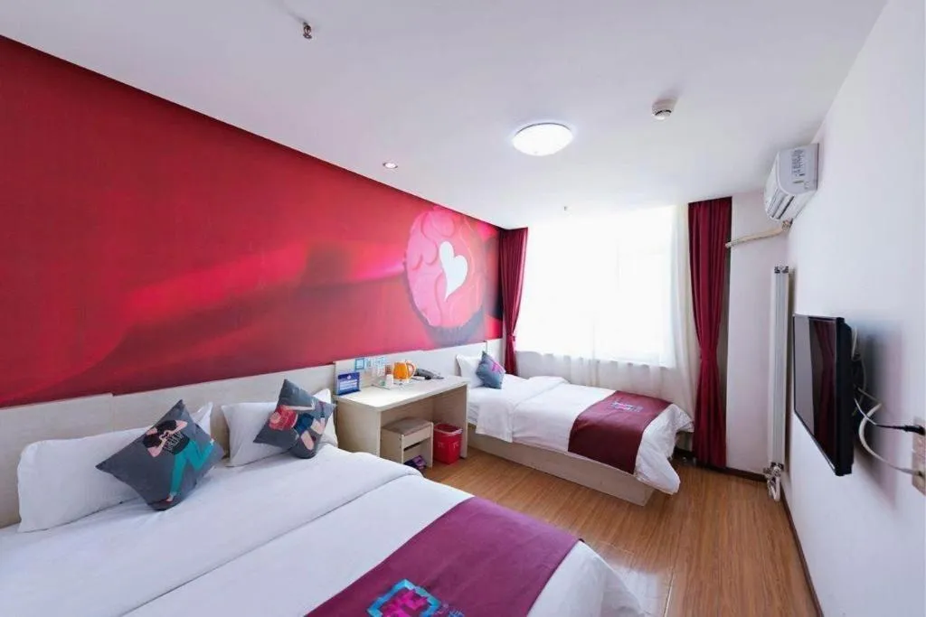 Bed in PAI Hotels Beijing Tongzhou Majuqiao