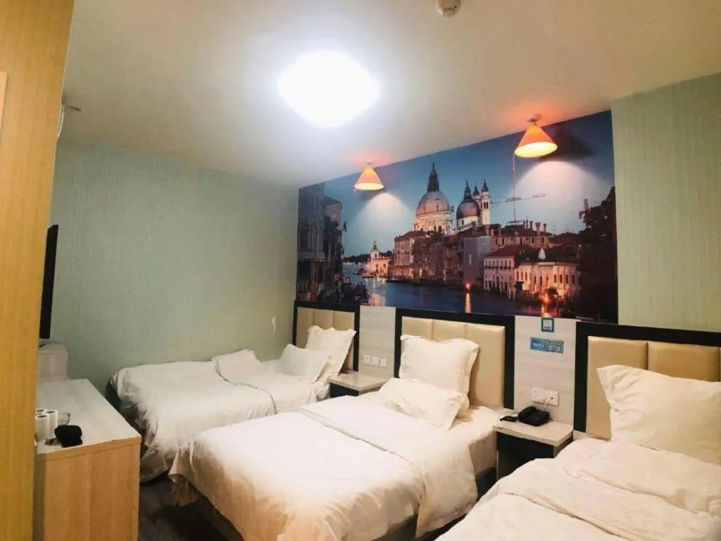 Bed in PAI Hotels Beijing Tongzhou Majuqiao