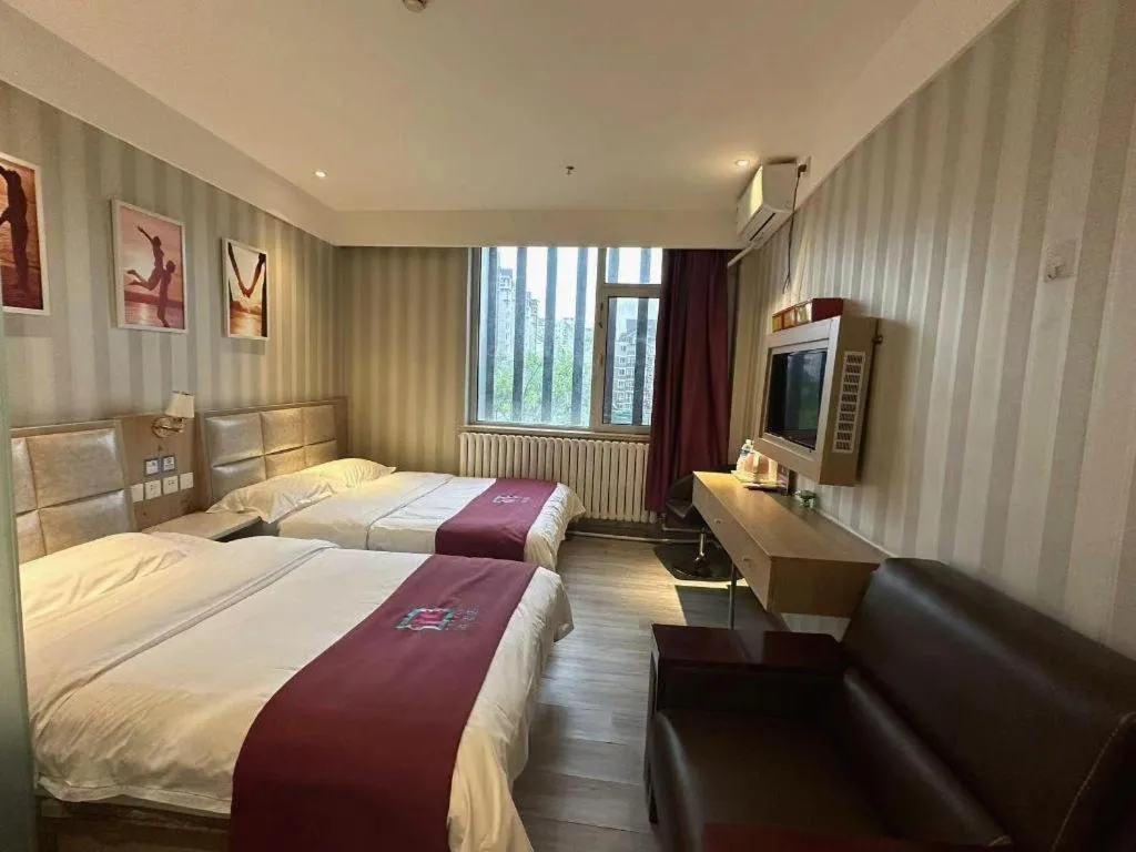 Bed in PAI Hotels Beijing Tongzhou Majuqiao