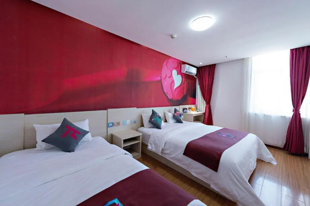 Bed in PAI Hotels Beijing Tongzhou Majuqiao