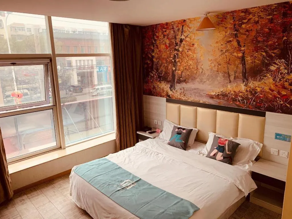 Bed in PAI Hotels Beijing Tongzhou Majuqiao