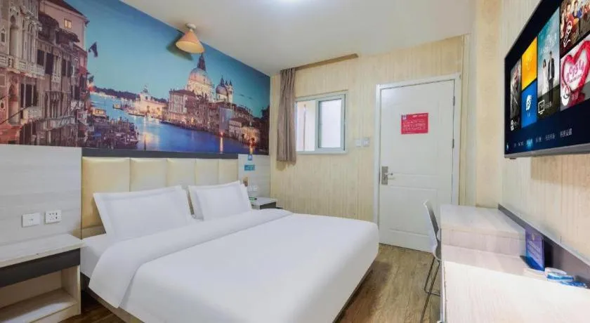 Bed in PAI Hotels Beijing Tongzhou Majuqiao