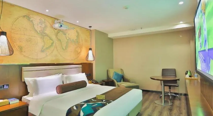 Bed in James Joyce Coffetel Jilin Railway Station Fortune Plaza