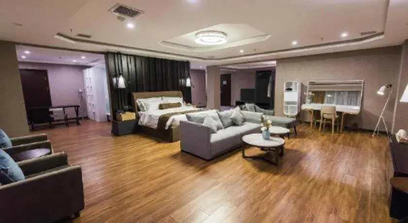 Bed in James Joyce Coffetel Jilin Railway Station Fortune Plaza Bed in James Joyce Coffetel Jilin Railway Station Fortune Plaza