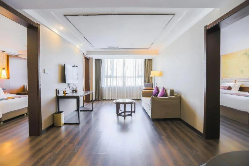 Bed in James Joyce Coffetel Jilin Railway Station Fortune Plaza