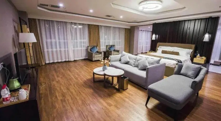 Bed in James Joyce Coffetel Jilin Railway Station Fortune Plaza Bed in James Joyce Coffetel Jilin Railway Station Fortune Plaza