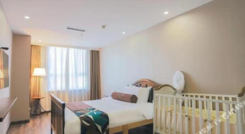 Bed in James Joyce Coffetel Jilin Railway Station Fortune Plaza