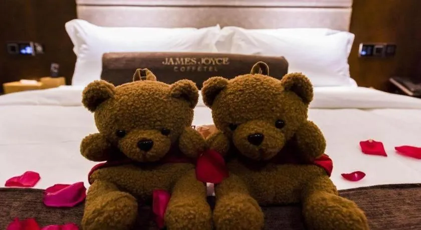 Bed in James Joyce Coffetel Jilin Railway Station Fortune Plaza