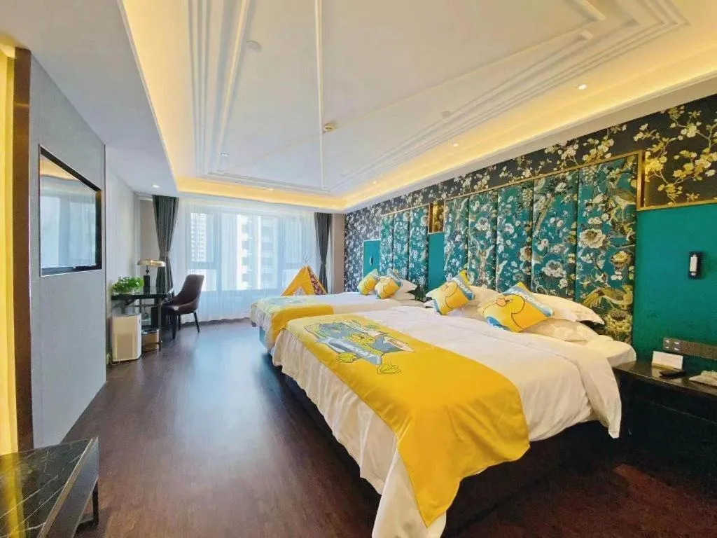 Bed in James Joyce Coffetel Harbin West High-speed Railway Station Wanda Plaza