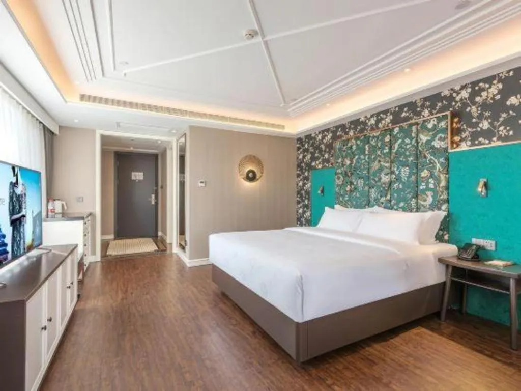 Bed in James Joyce Coffetel Harbin West High-speed Railway Station Wanda Plaza