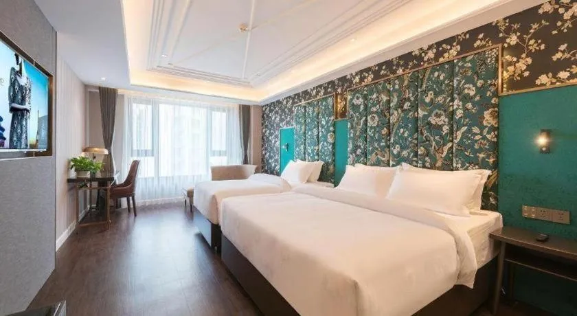 Bed in James Joyce Coffetel Harbin West High-speed Railway Station Wanda Plaza