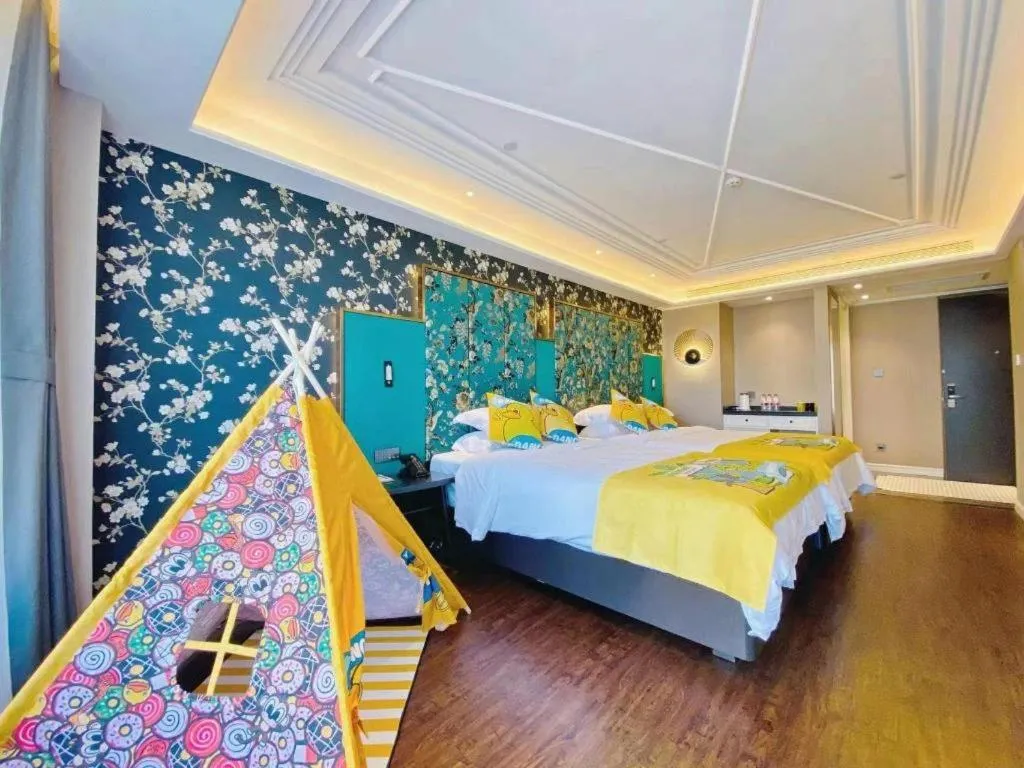 Bed in James Joyce Coffetel Harbin West High-speed Railway Station Wanda Plaza