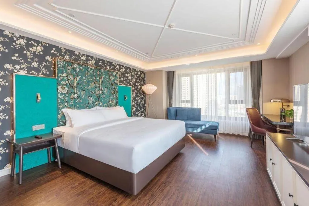 Bed in James Joyce Coffetel Harbin West High-speed Railway Station Wanda Plaza