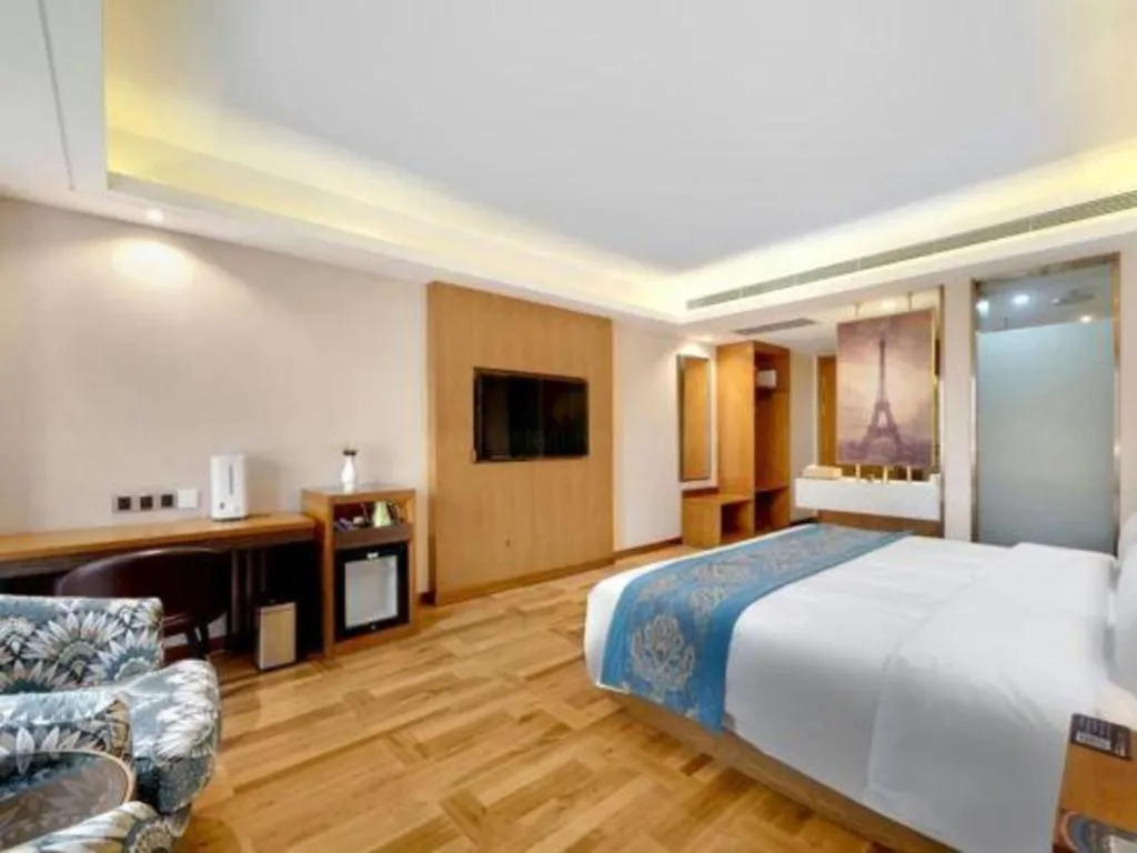 Bed in James Joyce Coffetel Harbin West High-speed Railway Station Wanda Plaza