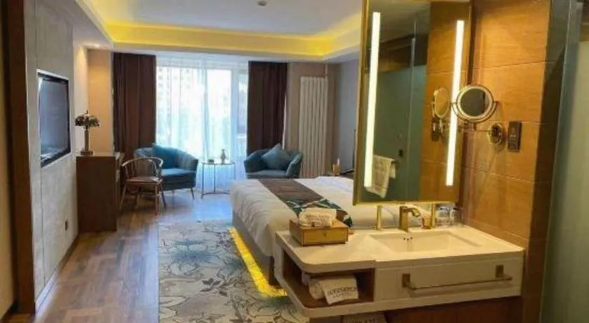 Bed in James Joyce Coffetel Harbin West High-speed Railway Station Wanda Plaza