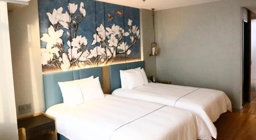 Bed in Magnotel Hengshui Lake Jizhou Middle School