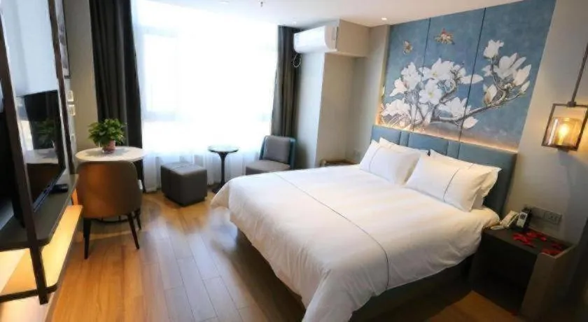 Bed in Magnotel Hengshui Lake Jizhou Middle School