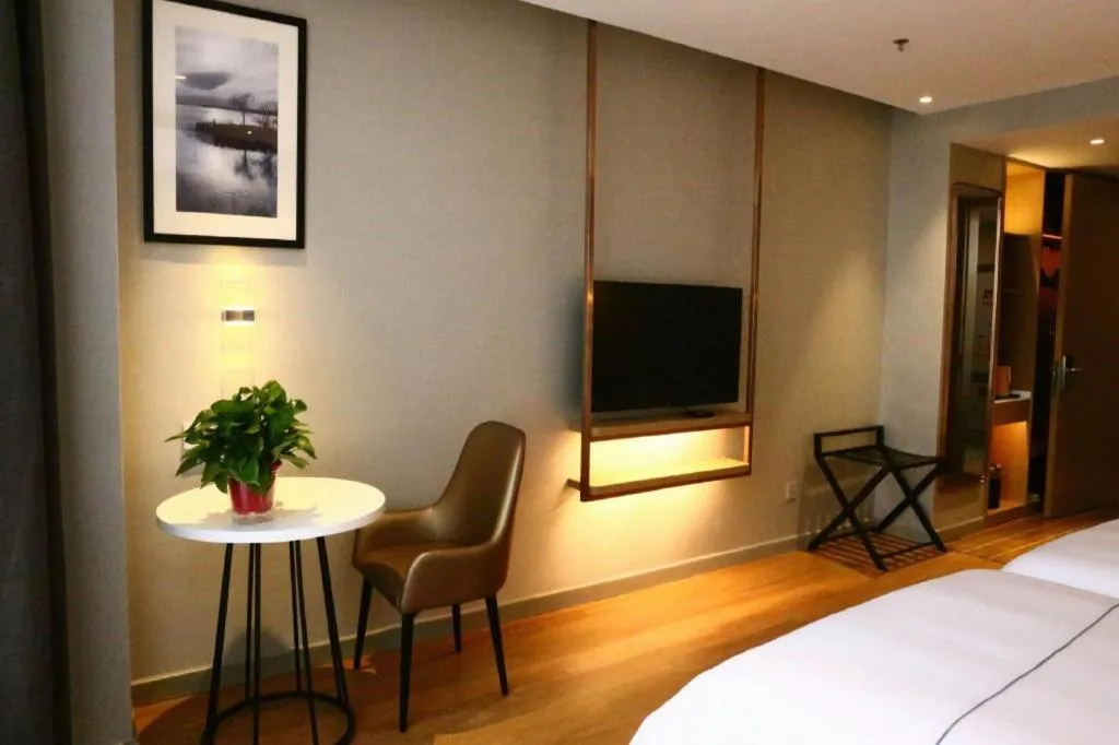 Bed in Magnotel Hengshui Lake Jizhou Middle School