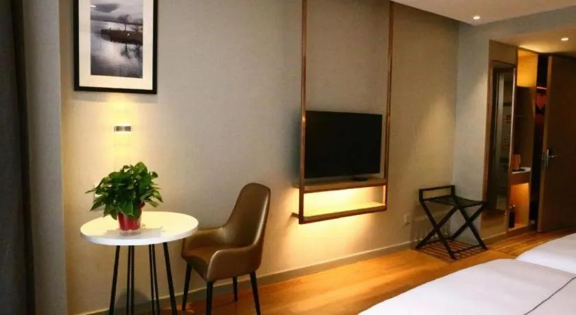 Bed in Magnotel Hengshui Lake Jizhou Middle School