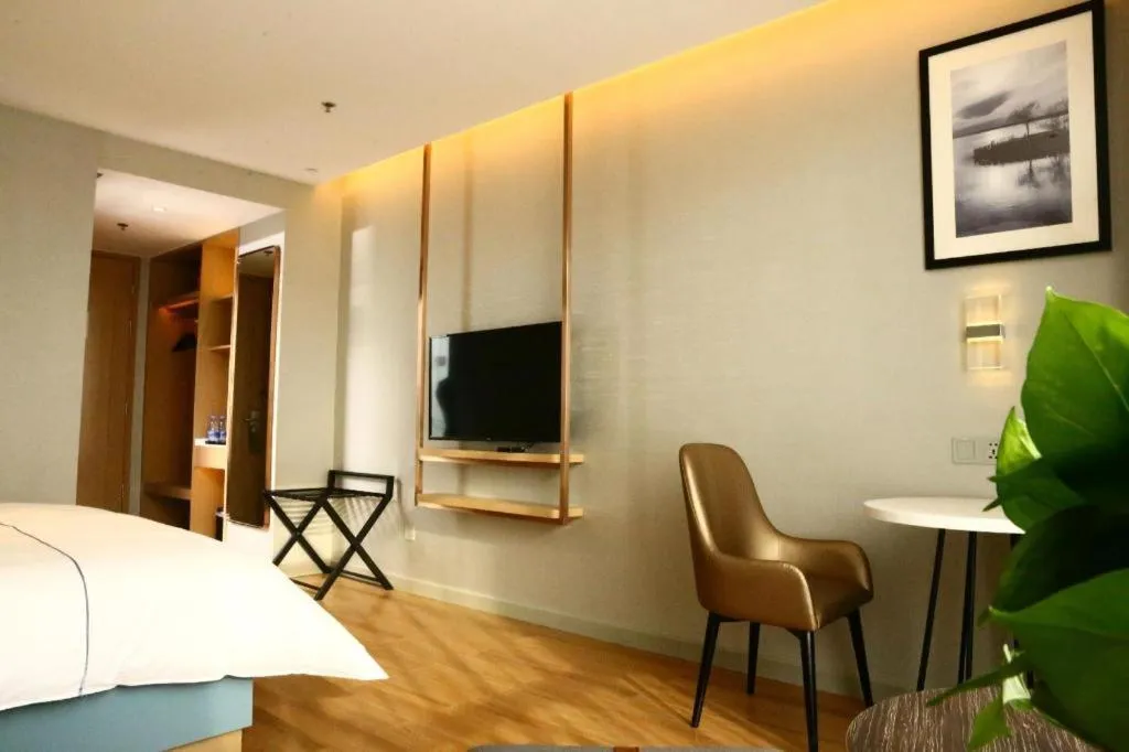 Bed in Magnotel Hengshui Lake Jizhou Middle School