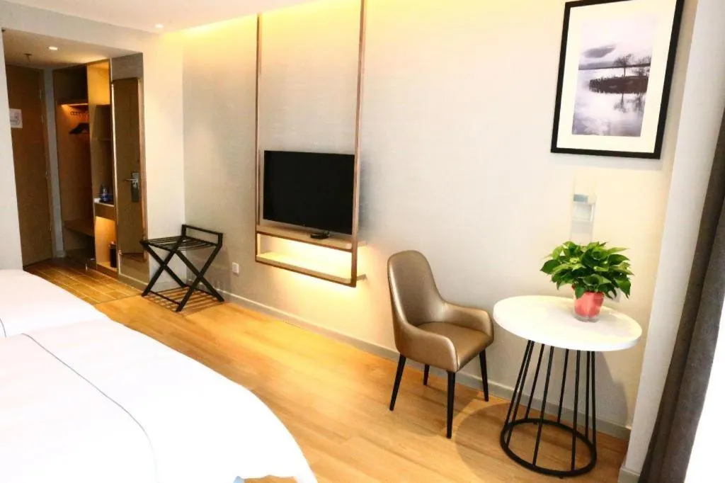 Bed in Magnotel Hengshui Lake Jizhou Middle School