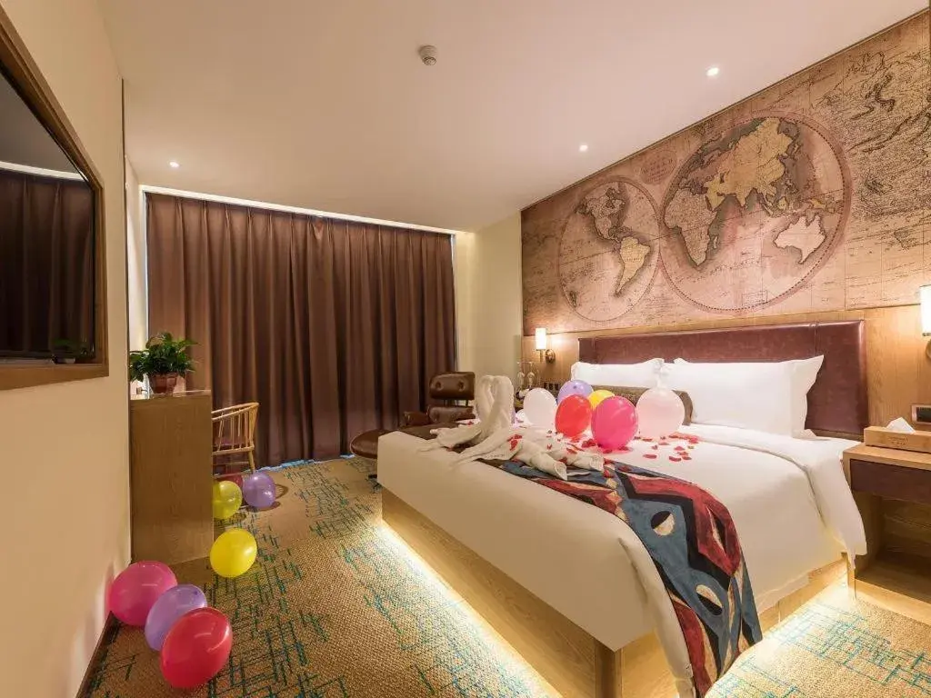 Bed in James Joyce Coffetel Tangshan Zunhua Film City Bed in James Joyce Coffetel Tangshan Zunhua Film City