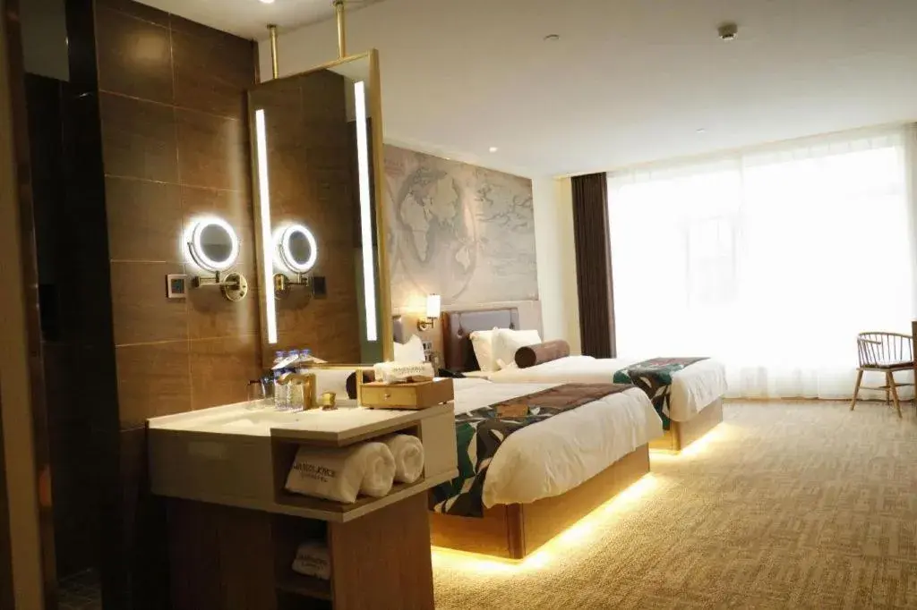 Bed in James Joyce Coffetel Tangshan Zunhua Film City Bed in James Joyce Coffetel Tangshan Zunhua Film City