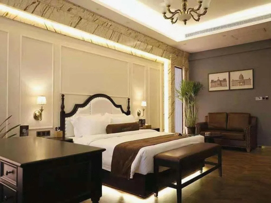 Bed in James Joyce Coffetel Tangshan Zunhua Film City