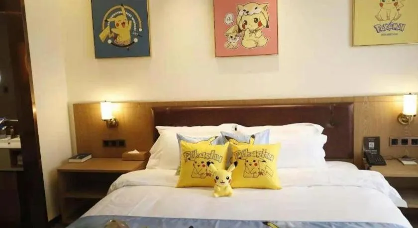 Bed in James Joyce Coffetel Tangshan Zunhua Film City