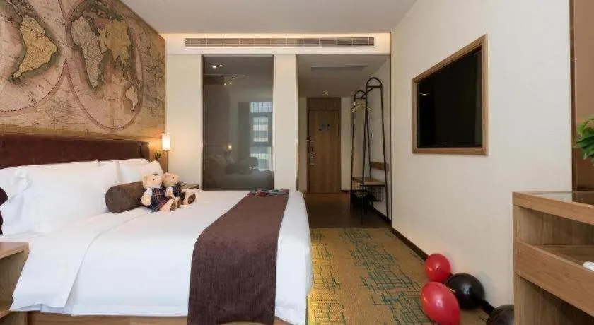 Bed in James Joyce Coffetel Tangshan Zunhua Film City