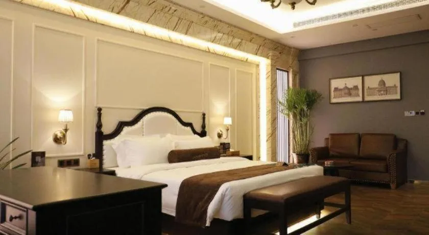 Bed in James Joyce Coffetel Tangshan Zunhua Film City