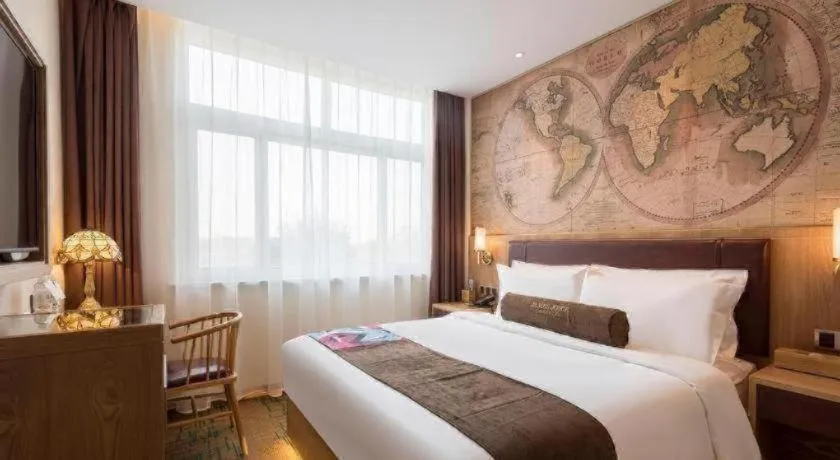 Bed in James Joyce Coffetel Tangshan Zunhua Film City