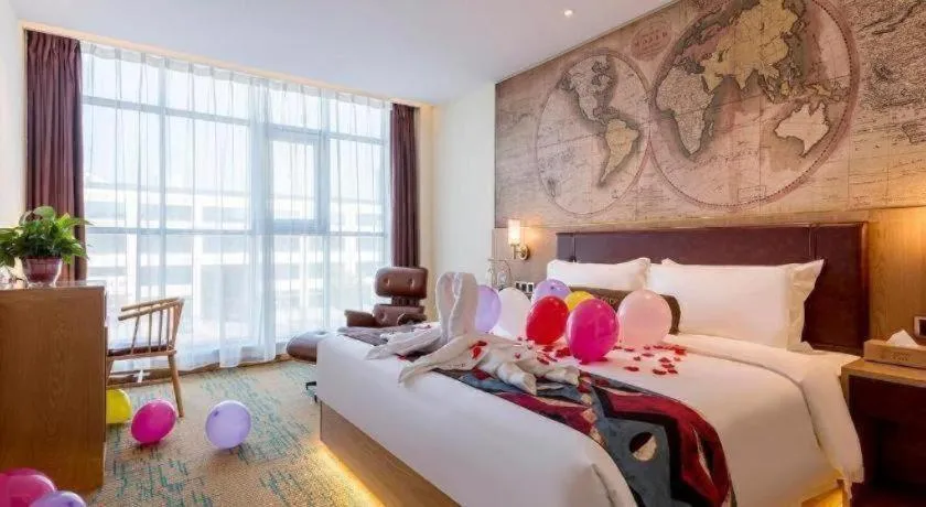 Bed in James Joyce Coffetel Tangshan Zunhua Film City