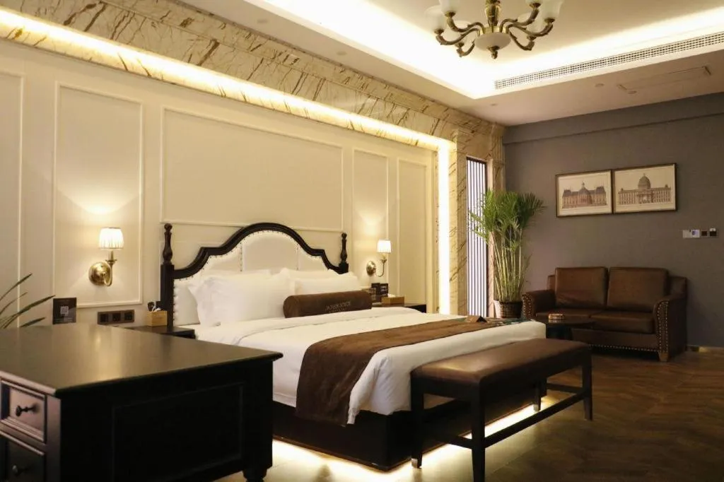 Bed in James Joyce Coffetel Tangshan Zunhua Film City