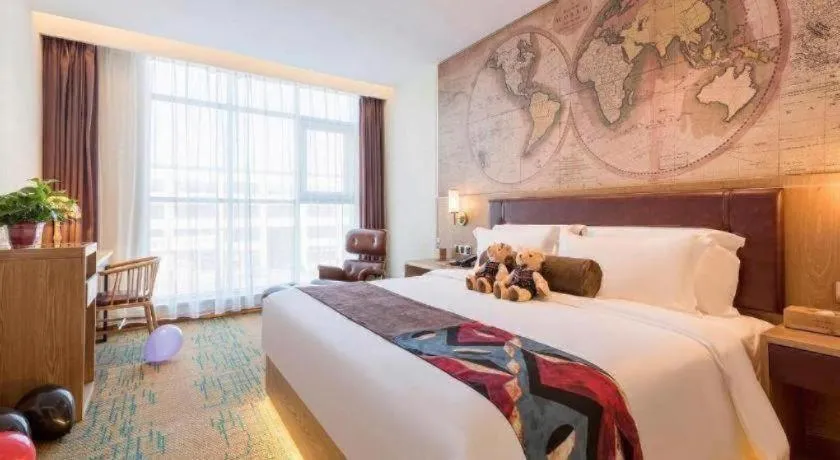 Bed in James Joyce Coffetel Tangshan Zunhua Film City