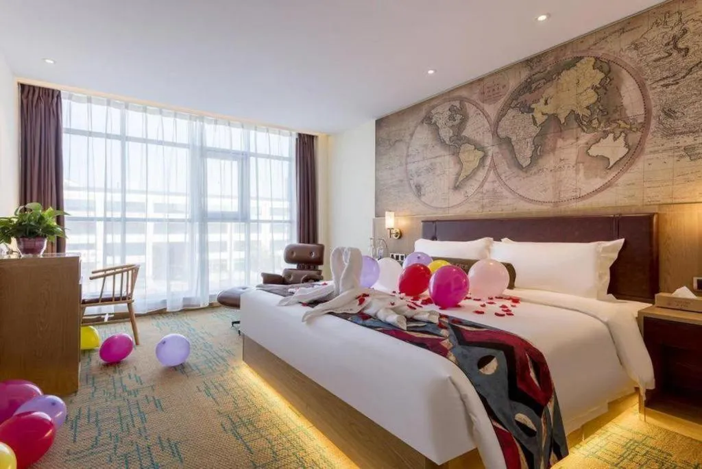 Bed in James Joyce Coffetel Tangshan Zunhua Film City