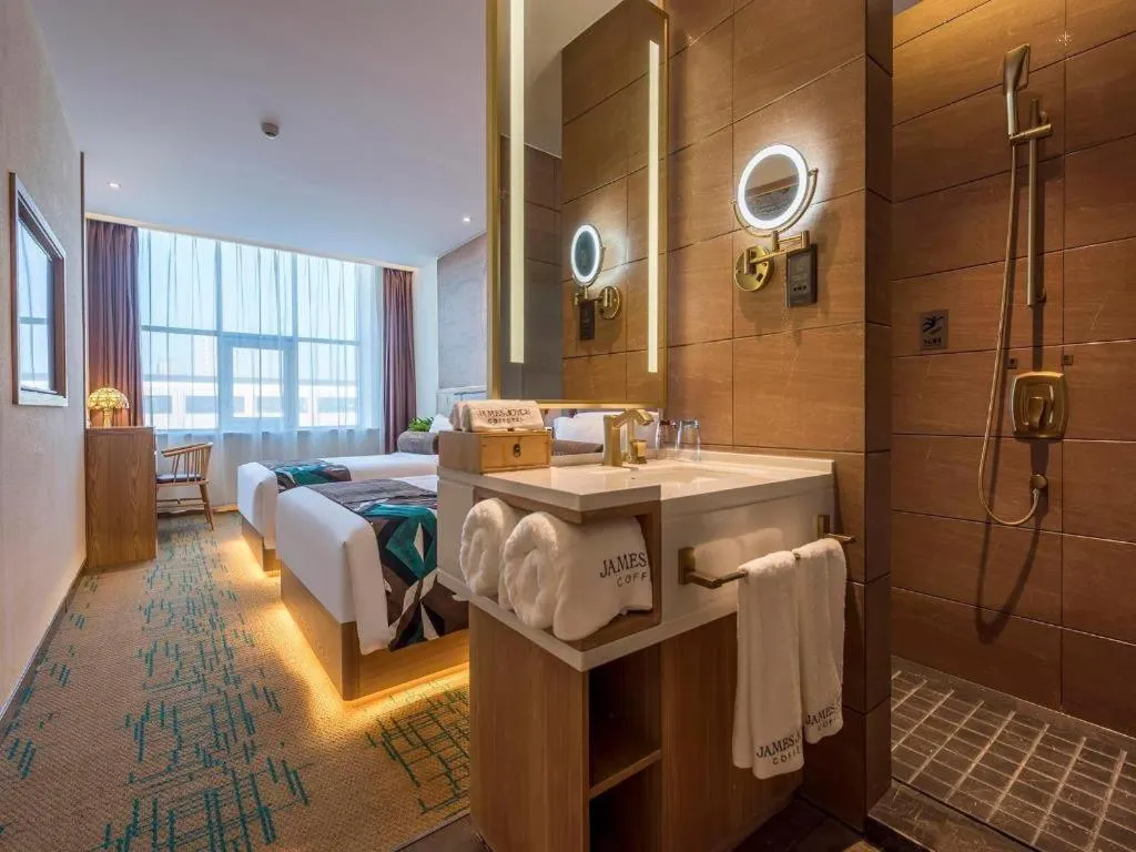 Bed in James Joyce Coffetel Tangshan Zunhua Film City