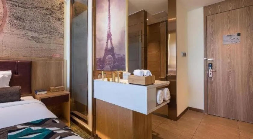 Bed in James Joyce Coffetel Tangshan Zunhua Film City