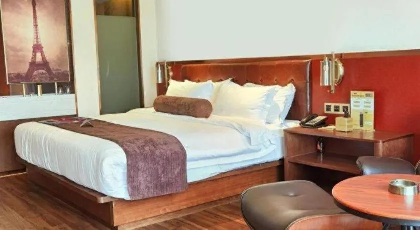 Bed in James Joyce Coffetel Wuhan Gutian Er Road Metro Station