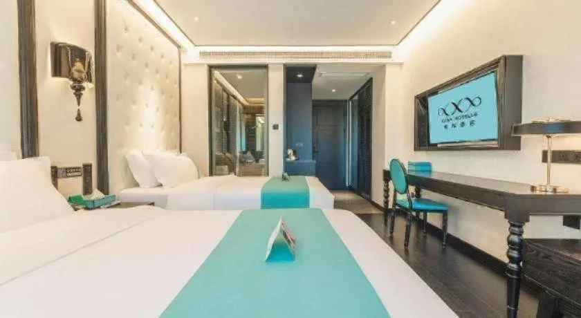 Bed in Xana Hotelle Nanchang Hongdu Middle Avenue Provincial TV Station