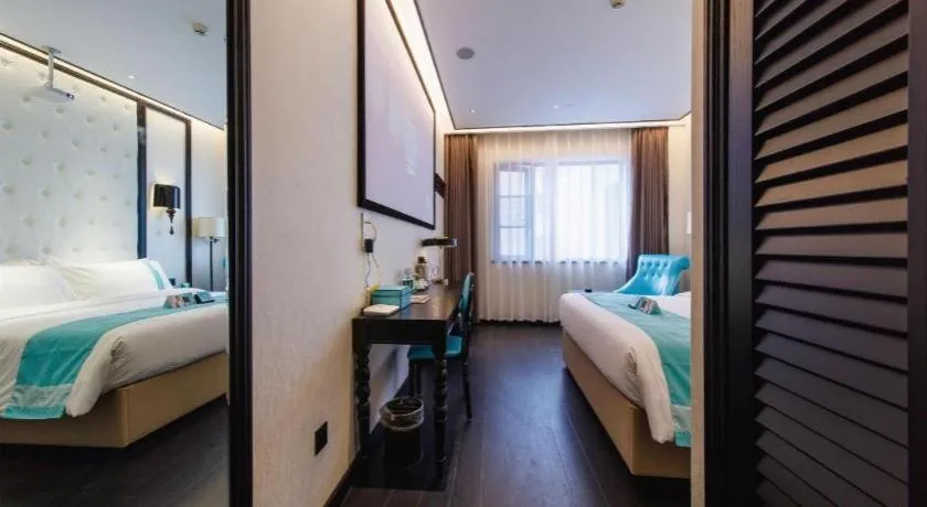 Bed in Xana Hotelle Nanchang Hongdu Middle Avenue Provincial TV Station