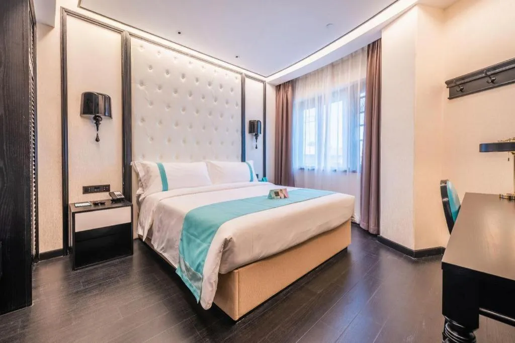 Bed in Xana Hotelle Nanchang Hongdu Middle Avenue Provincial TV Station