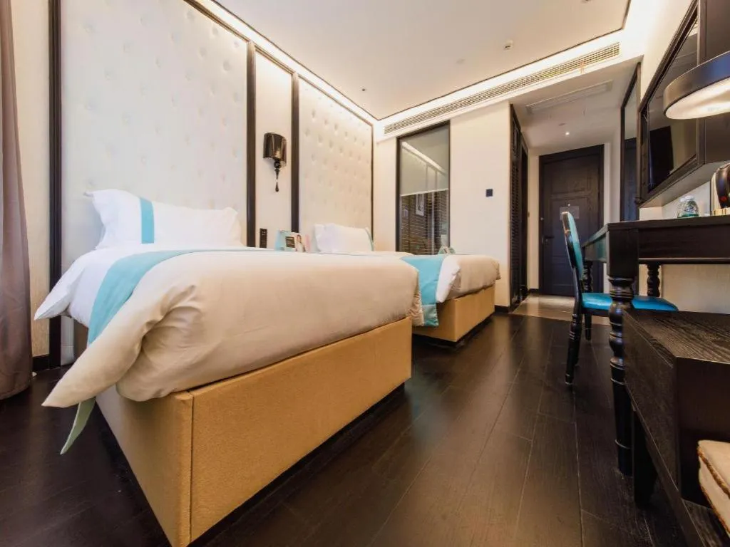 Bed in Xana Hotelle Nanchang Hongdu Middle Avenue Provincial TV Station