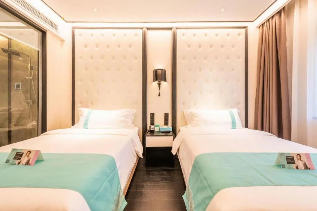 Bed in Xana Hotelle Nanchang Hongdu Middle Avenue Provincial TV Station