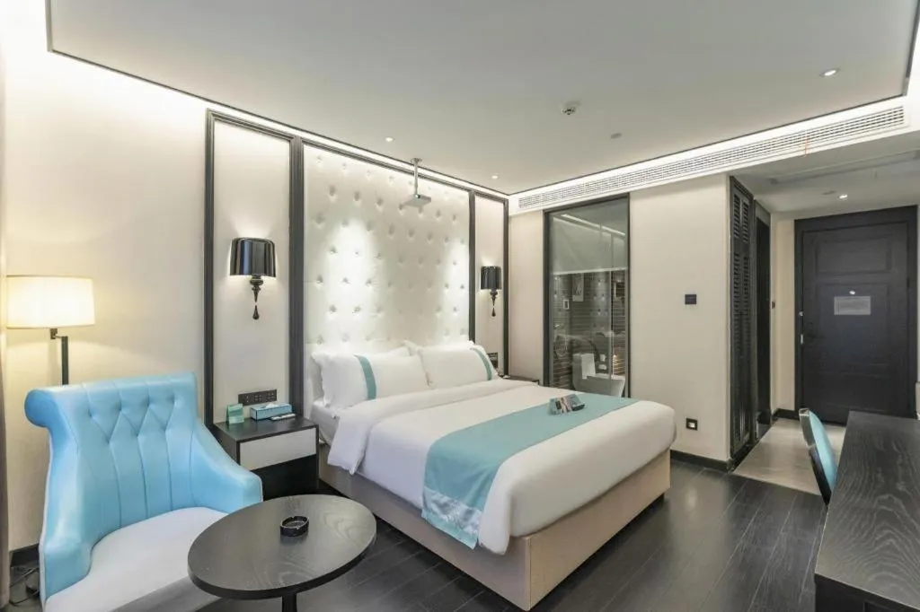 Bed in Xana Hotelle Nanchang Hongdu Middle Avenue Provincial TV Station