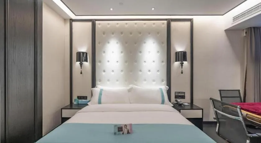 Bed in Xana Hotelle Nanchang Hongdu Middle Avenue Provincial TV Station