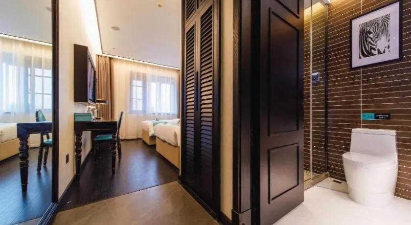 Bed in Xana Hotelle Nanchang Hongdu Middle Avenue Provincial TV Station