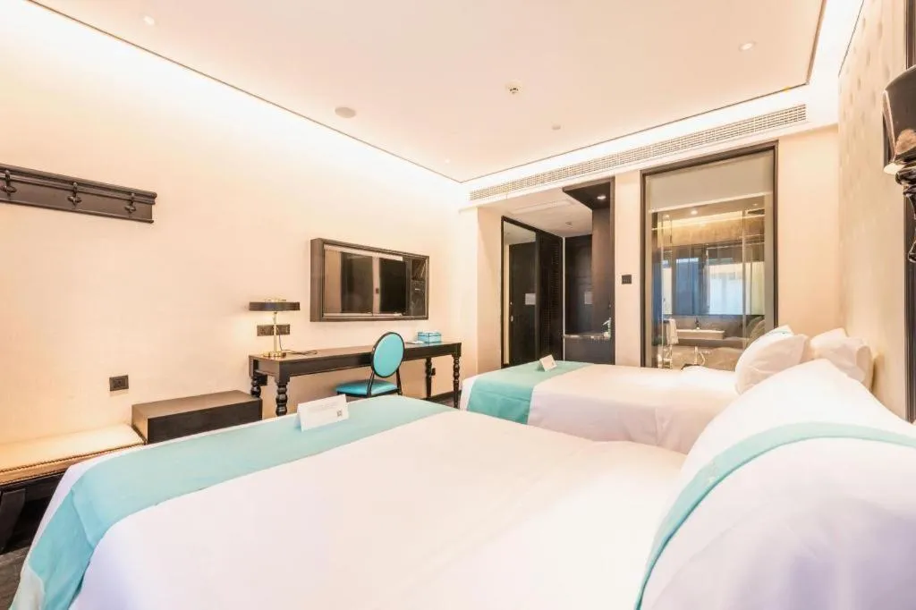 Bed in Xana Hotelle Nanchang Hongdu Middle Avenue Provincial TV Station