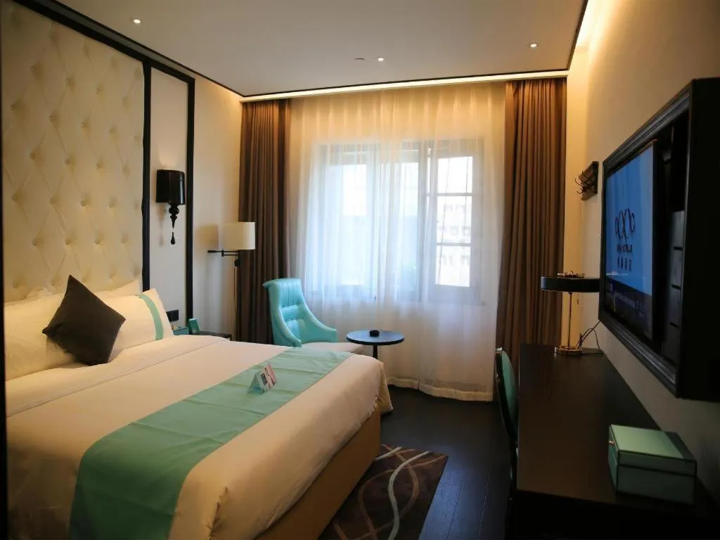 Bed in Xana Hotelle Nanchang Hongdu Middle Avenue Provincial TV Station