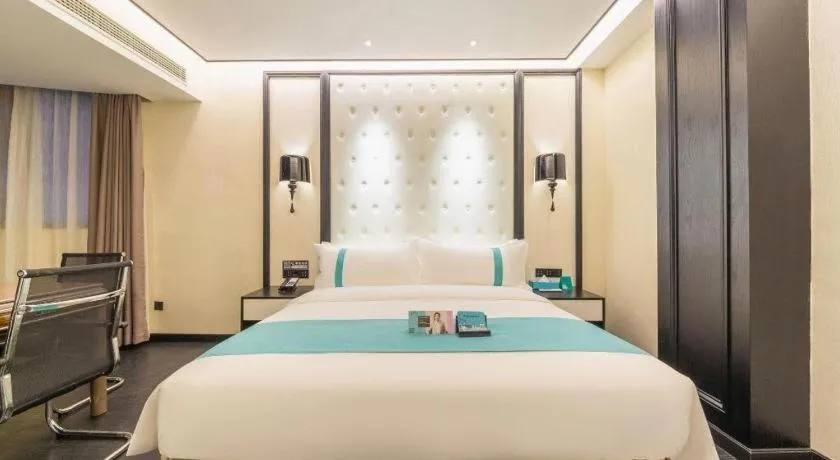 Bed in Xana Hotelle Nanchang Hongdu Middle Avenue Provincial TV Station